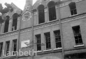 STOCKWELL ORPHANAGE: BOMB DAMAGE TO BOYS' HOUSES