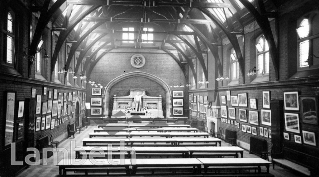 STOCKWELL ORPHANAGE: MEMORIAL HALL INTERIOR
