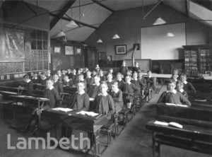STOCKWELL ORPHANAGE: BOYS' CLASSROOM