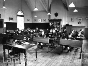 STOCKWELL ORPHANAGE: BOYS' CLASSROOM