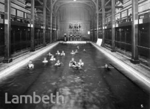 STOCKWELL ORPHANAGE: BOYS' SWIMMING POOL