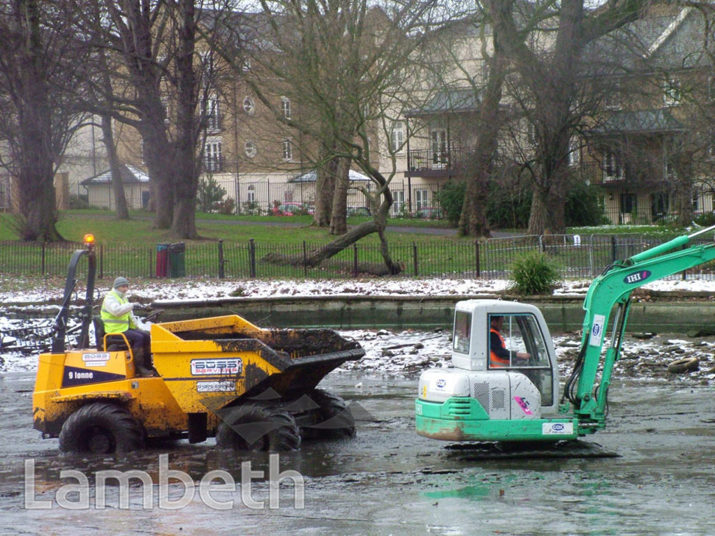 BROCKWELL PARK : RENOVATION OF THE TOP POND