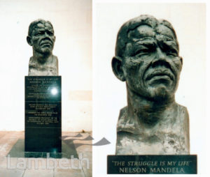 STATUE OF NELSON MANDELA, SOUTH BANK, WATERLOO