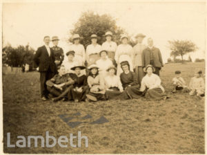 STAFF AND MEMBERS OF THE LAMBETH MISSION, LAMBETH ROAD