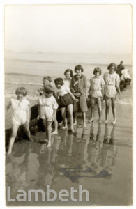 SUNDAY OUTING, CHILDREN FROM THE LAMBETH MISSION