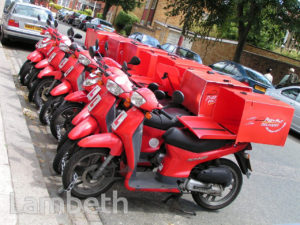 PIZZA DELIVERY SCOOTERS, ABBEVILLE ROAD, CLAPHAM PARK