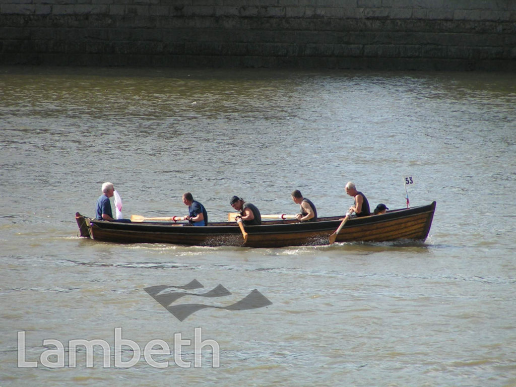 GREAT RIVER RACE, RIVER THAMES, VAUXHALL