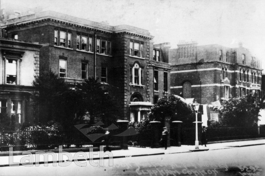 SOUTH LONDON HOSPITAL, CLAPHAM COMMON SOUTH SIDE