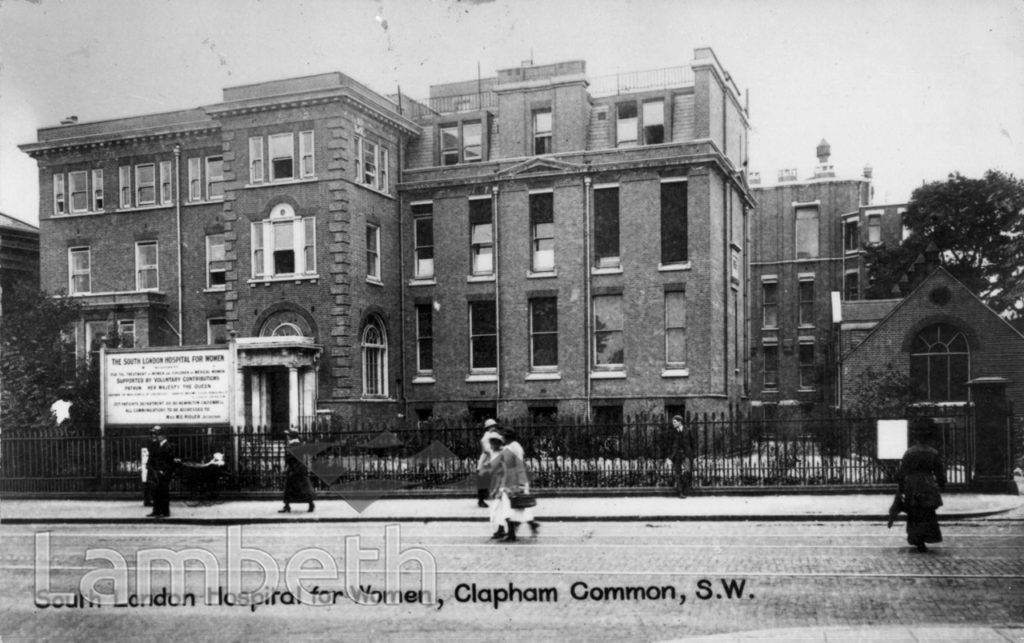 SOUTH LONDON HOSPITAL, CLAPHAM COMMON SOUTH SIDE