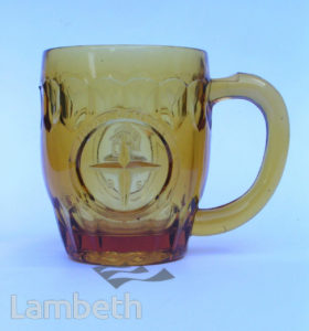 GLASS MUG, FESTIVAL OF BRITAIN