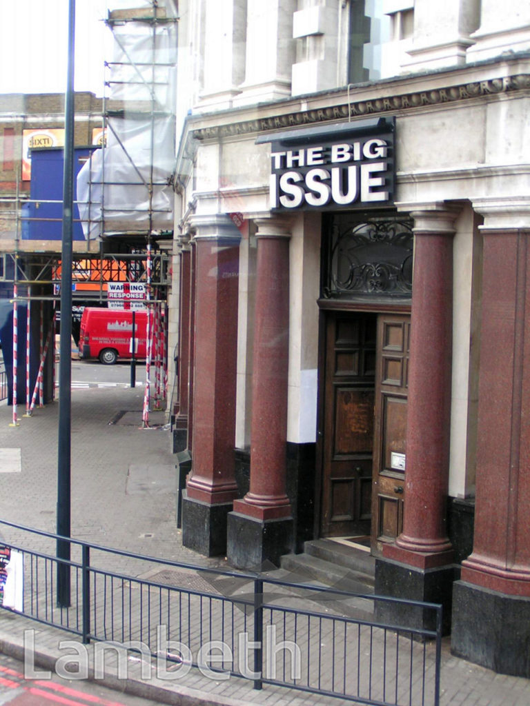 BIG ISSUE OFFICES, VAUXHALL CROSS, VAUXHALL