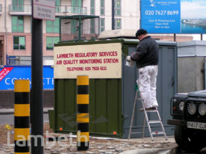 AIR MONITORING STATION, VAUXHALL CROSS, VAUXHALL