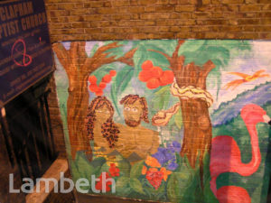 MURAL, CLAPHAM BAPTIST CHURCH, WANDSWORTH ROAD, CLAPHAM