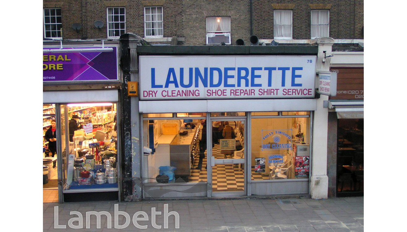 LAUNDERETTE, CLAPHAM HIGH STREET, CLAPHAM