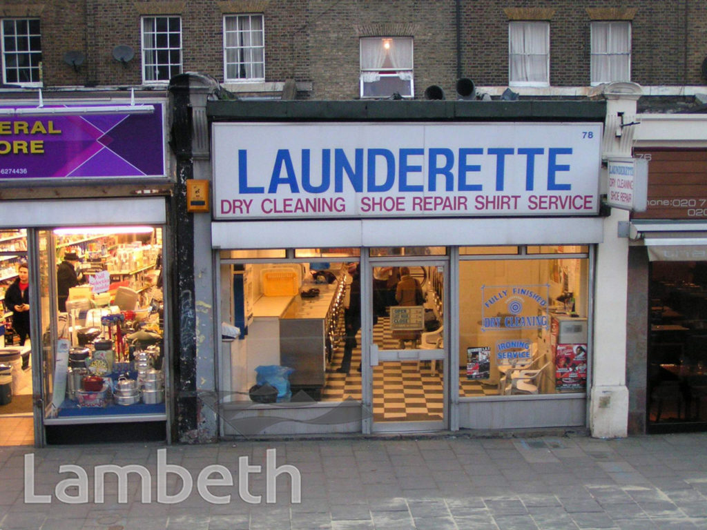 LAUNDERETTE, CLAPHAM HIGH STREET, CLAPHAM