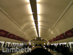 ESCALATORS, WATERLOO UNDERGROUND STATION, WATERLOO