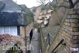 PATHWAY FROM CANTERBURY GROVE, WEST NORWOOD