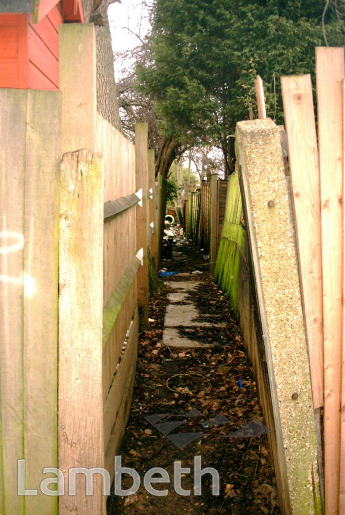 ALLEY OFF HALE PATH, WEST NORWOOD