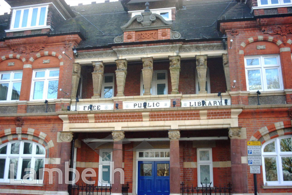 FORMER FREE PUBLIC LIBRARY, KNIGHT’S HILL, WEST NORWOOD