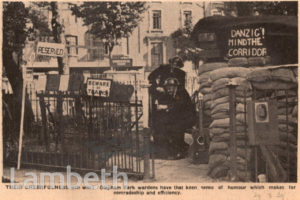 ARP WARDENS' STATION, CLAPHAM: WORLD WAR II