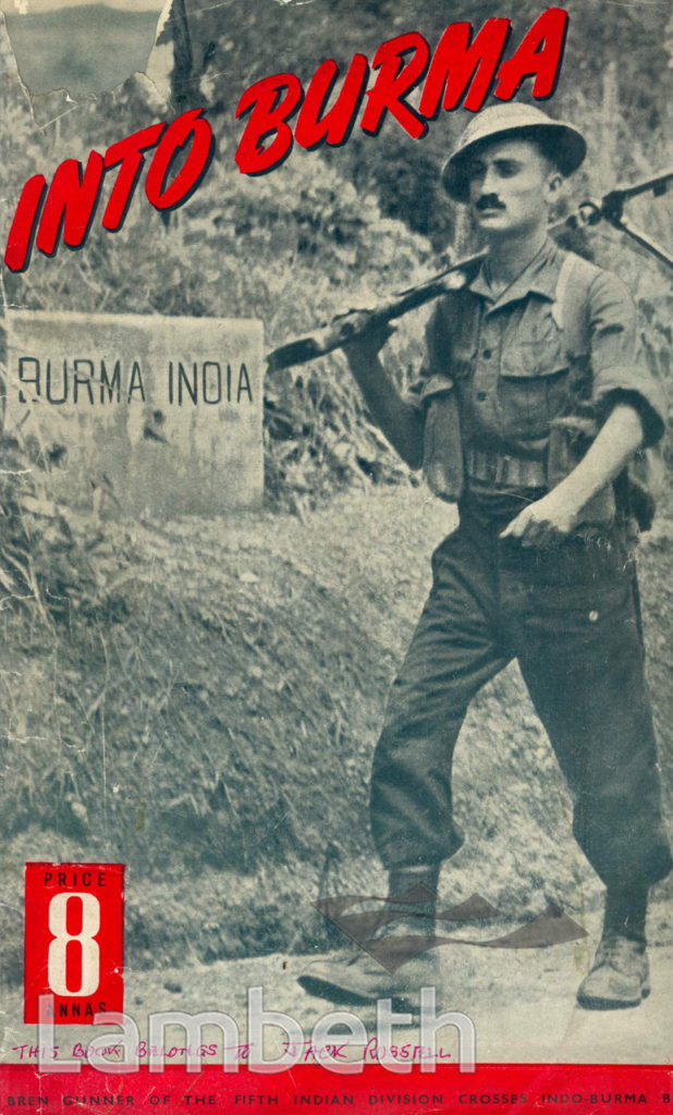 ‘INTO BURMA’ MAGAZINE COVER : WORLD WAR II