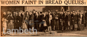 BREAD QUEUES: WORLD WAR II