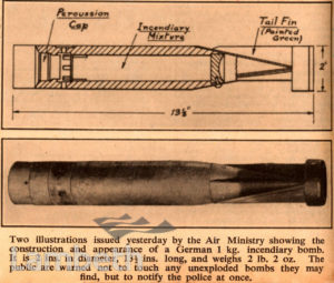 INCENDIARY BOMB: WORLD WAR II