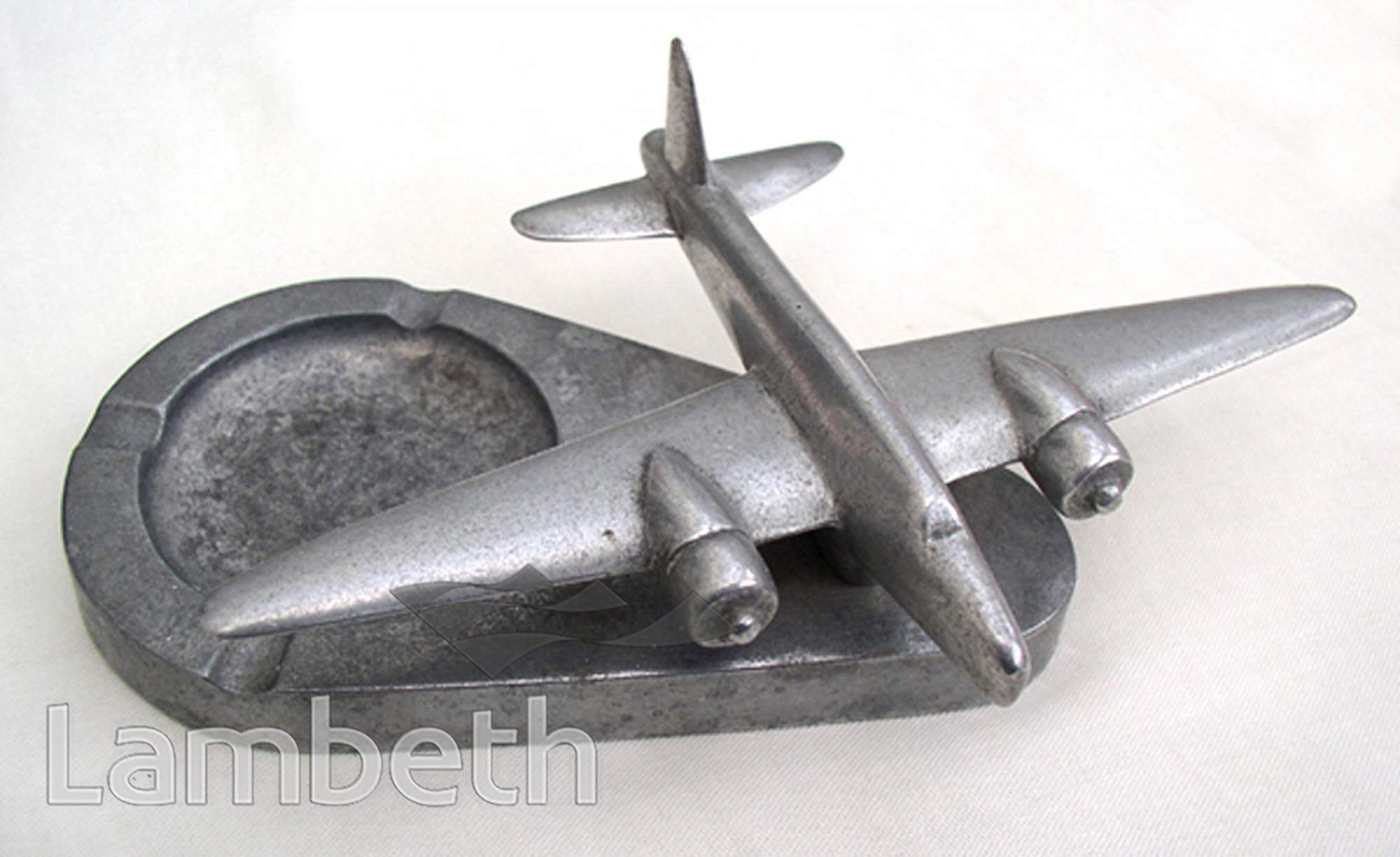 ASHTRAY FROM RECYCLED AIRCRAFT PARTS: WORLD WAR II
