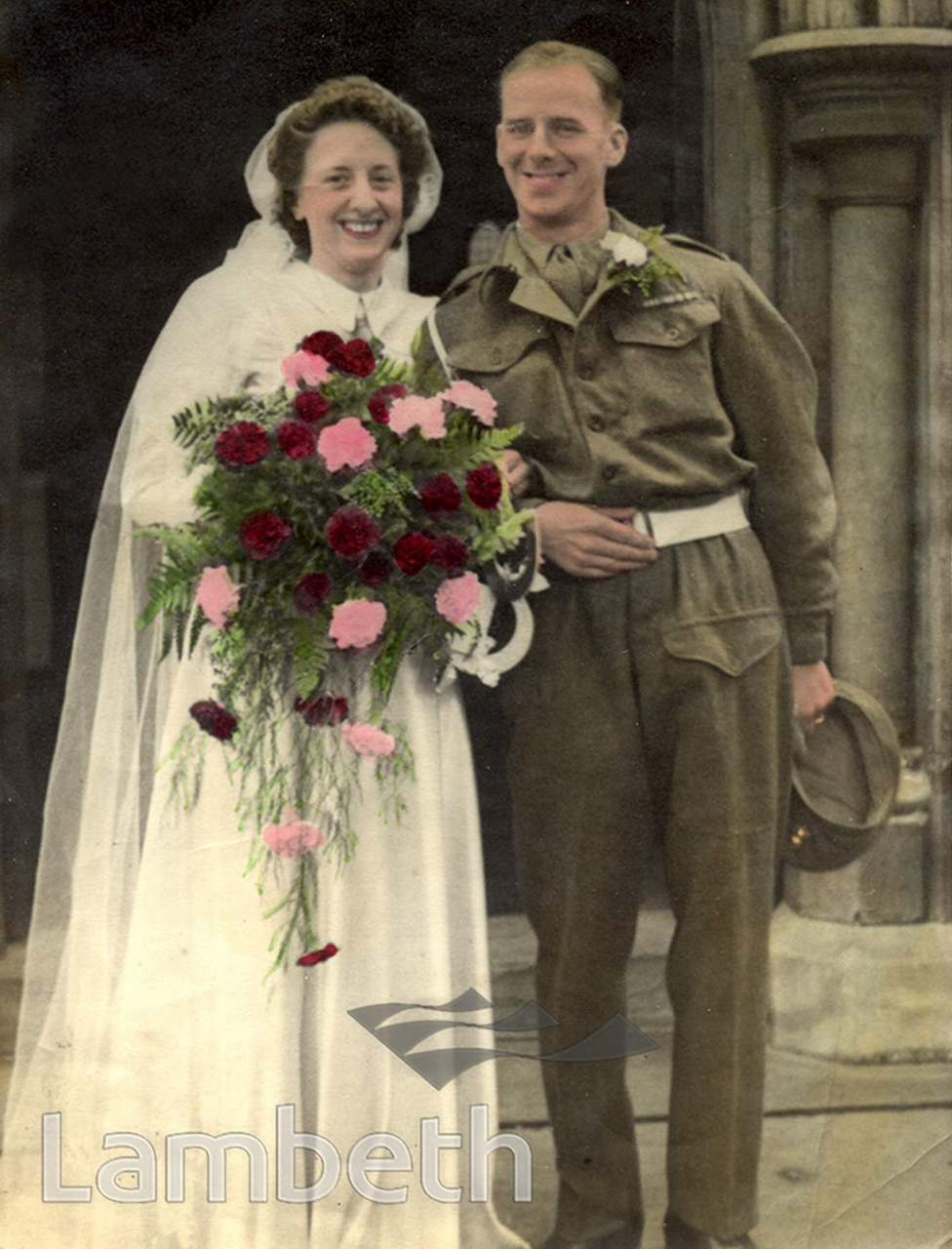 STREATHAM WEDDING:WORLD WAR II
