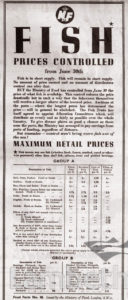 FISH RATIONING: WORLD WAR II