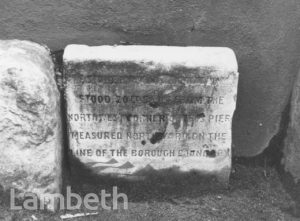 PARISH BOUNDARY MARKER, STREATHAM COMMON