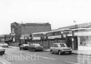 REAR OF STREATHAM BUS GARAGE, NATAL ROAD, STREATHAM
