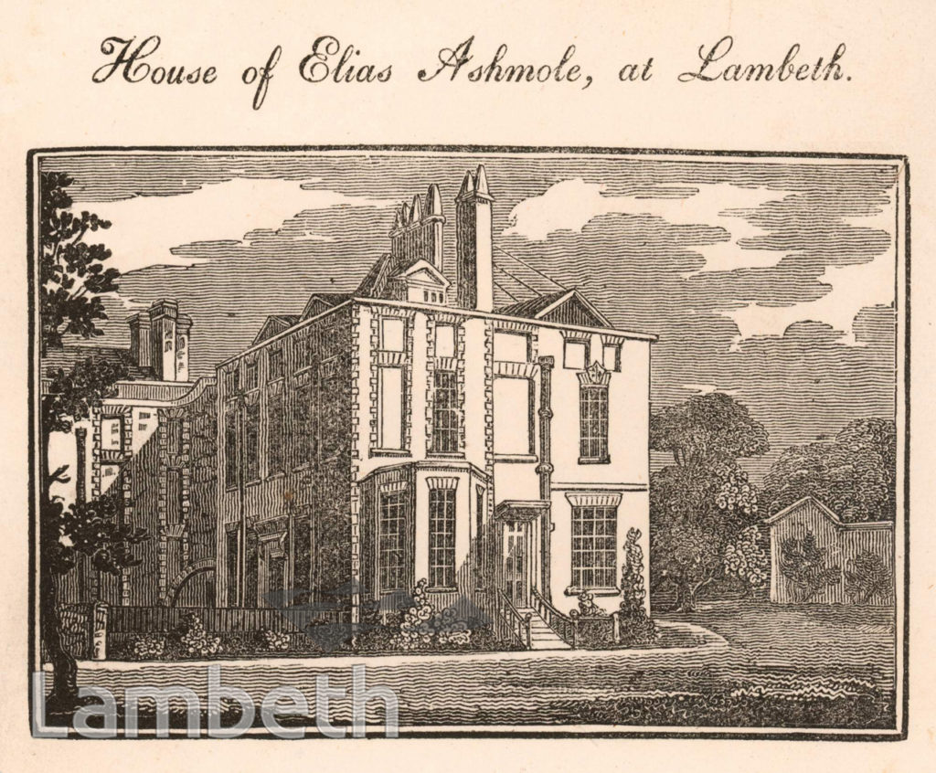 ASHMOLE’S HOUSE, SOUTH LAMBETH ROAD