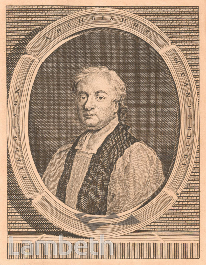 JOHN TILLOTSON, ARCHBISHOP OF CANTERBURY