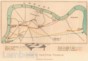 CANUTE'S TRENCH PLAN, VAUXHALL