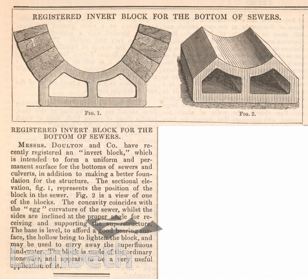 SEWERS FROM DOULTON & CO., LAMBETH