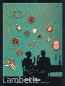 JAMES WALKER LTD, JEWELLERS ADVERTISEMENT