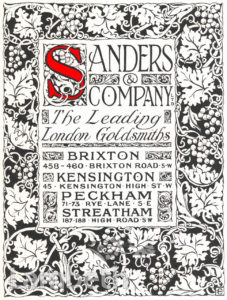 SANDERS & CO ADVERTISEMENT, BRIXTON ROAD