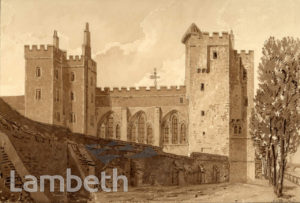 LAMBETH PALACE, BISHOP'S WALK, LAMBETH