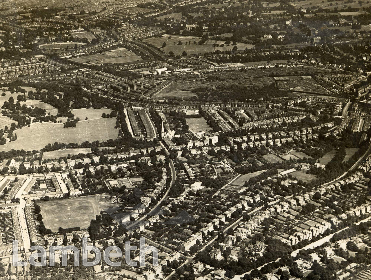AERIAL VIEW OF TULSE HILL