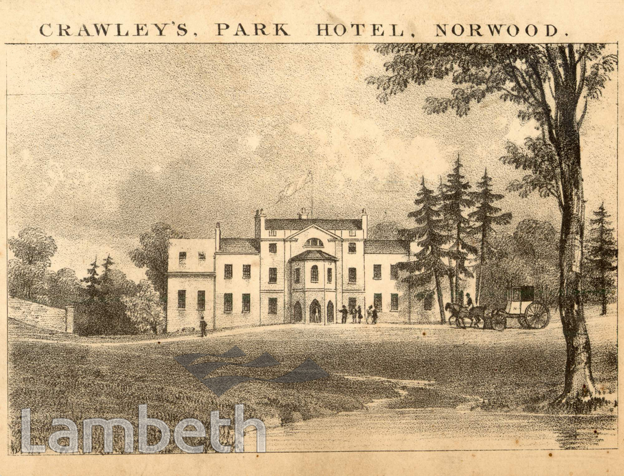 CRAWLEY’S, PARK HOTEL, CENTRAL HILL, NORWOOD
