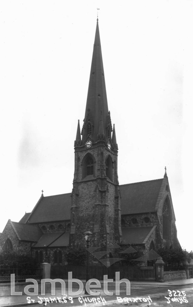 ST JAMES’S CHURCH, KNATCHBULL ROAD, BRIXTON NORTH