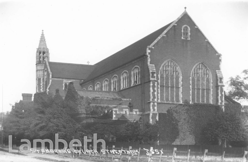 ST ANDREW’S CHURCH, GUILDERSFIELD ROAD, STREATHAM