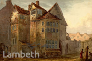 BONNER'S HOUSE, LAMBETH MARSH