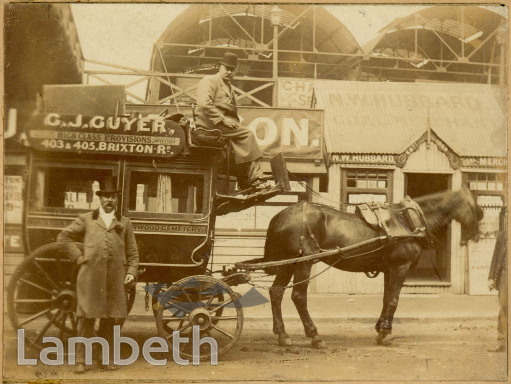 G.J.GUYER DELIVERY CARRIAGE, POPES ROAD, BRIXTON