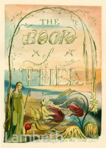 'THE BOOK OF THEL' BY WILLIAM BLAKE