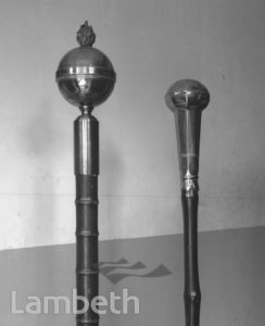 BEADLE'S STAVES, HOLY TRINITY, CLAPHAM