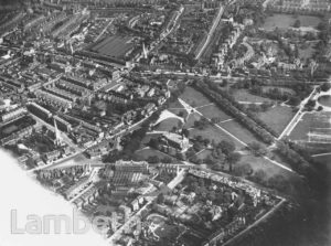 AERIAL VIEW OF CLAPHAM COMMON