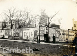 HOARDINGS, COLDHARBOUR LANE, LOUGHBOROUGH JUNCTION