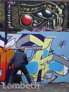 GRAFFITI ARTIST, AYTOUN STREET, STOCKWELL
